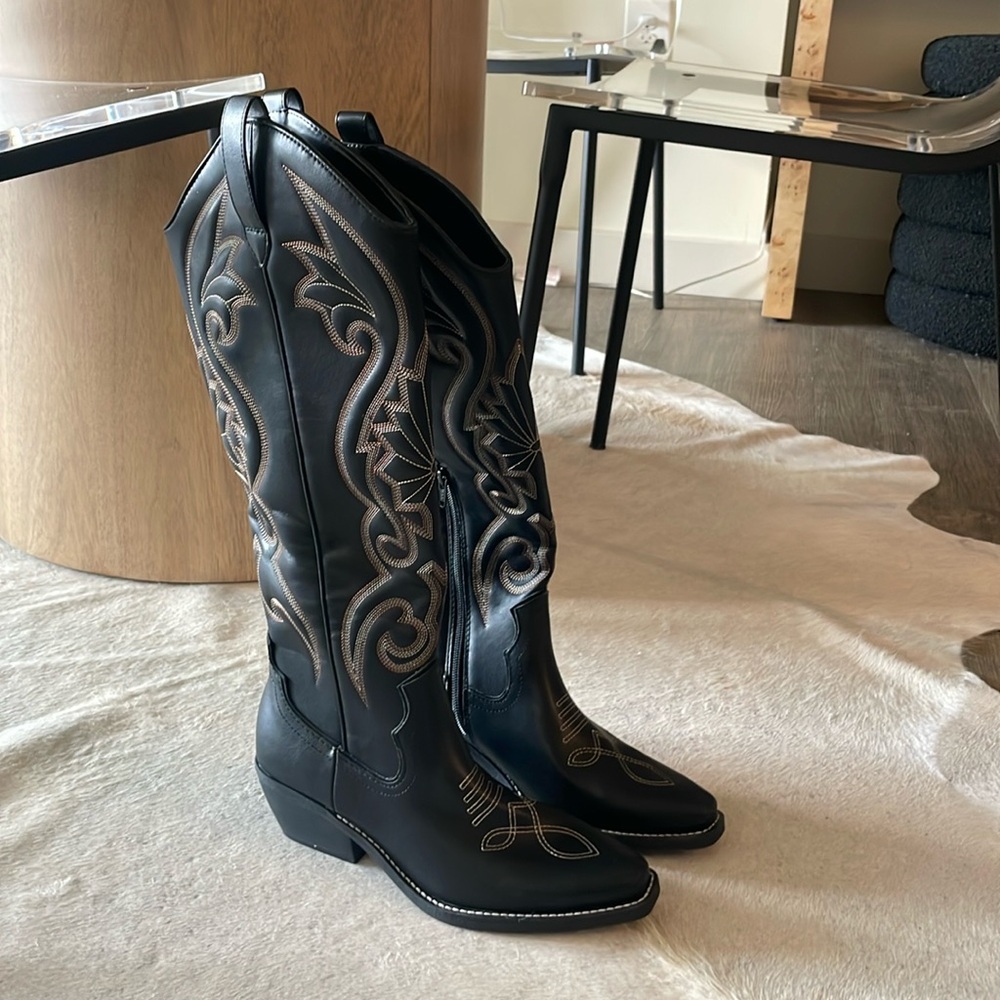Womens Wild Fable Western Boots with Memory Foam Insole